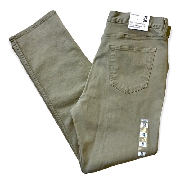 Slim Straight Flex Jeans 33x3 